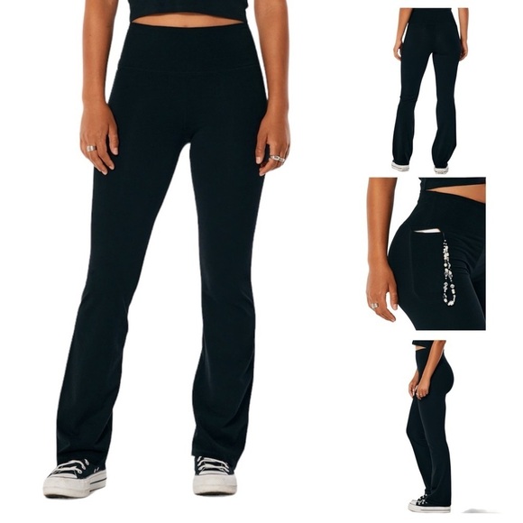 Hollister Pants - Hollister Uptra High rise Pocket Flare leggings size XS